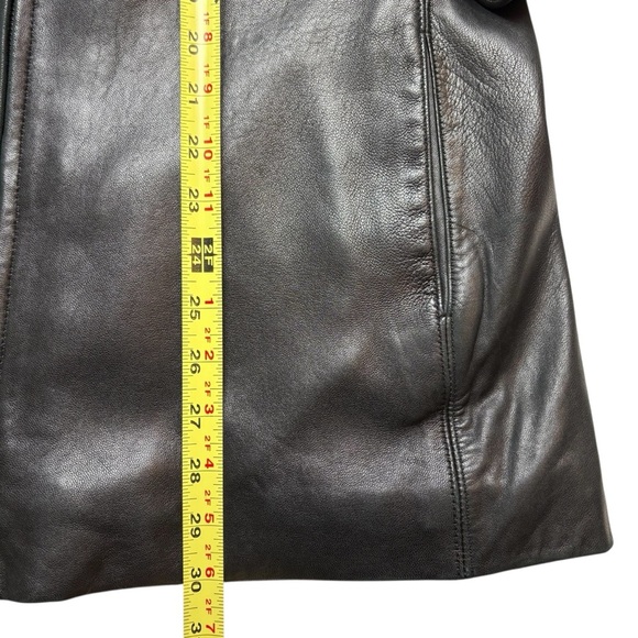Wilsons Leather Pelle Studio Womens Black Leather Jacket Size M *Read - Picture 8 of 11